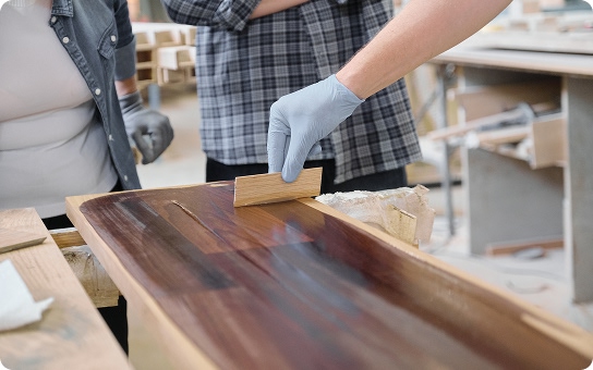 Step 3: Surface treatment