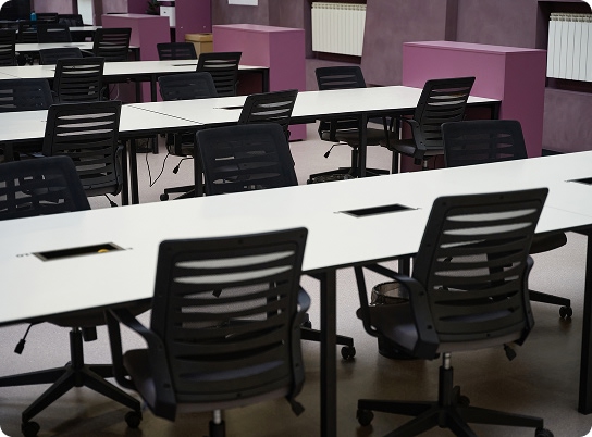 Training rooms and educational facilities